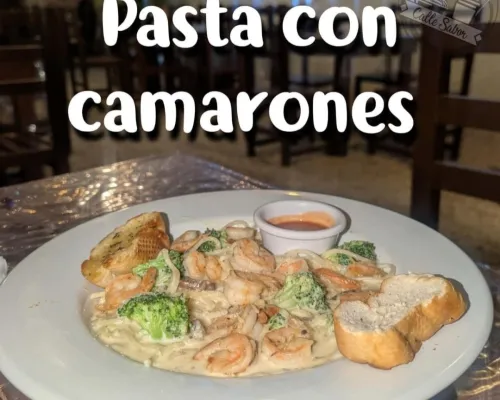 Pasta de camarones chica img